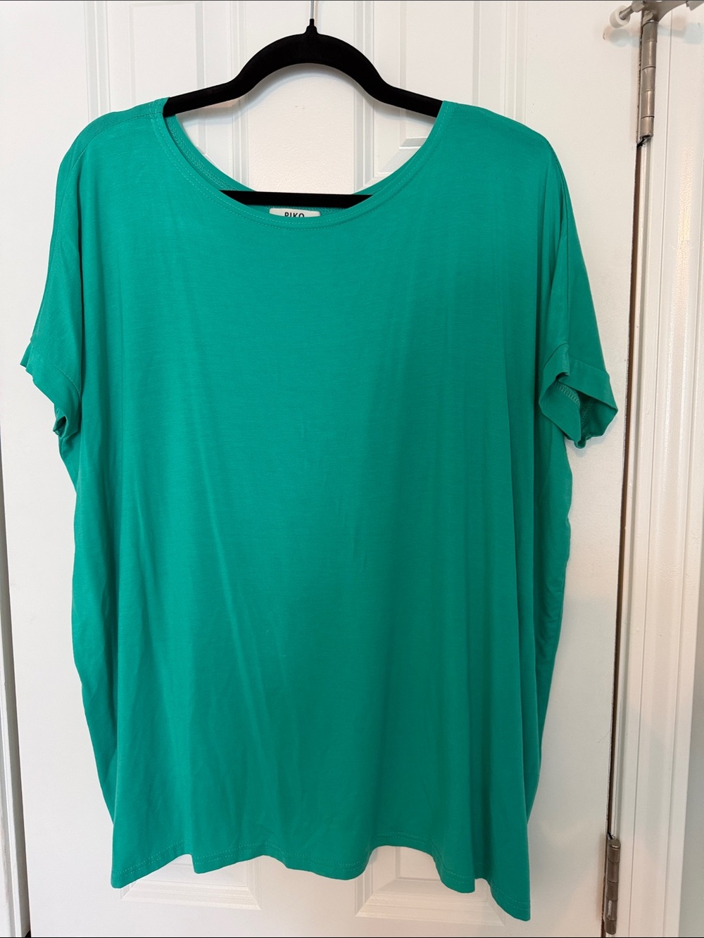 Piko Teal Short-Sleeve Women's Top